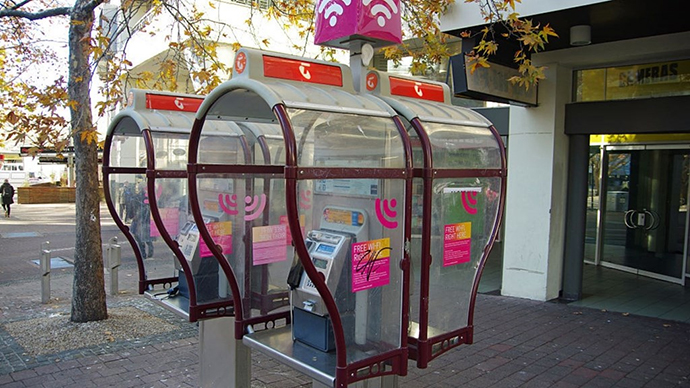 Trạm điện thoại công cộng tại Úc